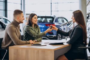 Chart comparing new vs used auto loan rates in 2025